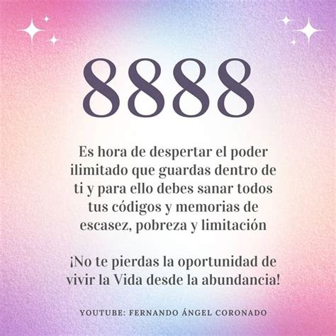 código sagrado 8888 significado|Descubre el poderoso significado espiritual detrás del número .
